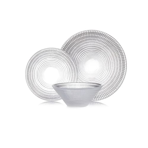 Dinnerware Set for 6 Diners with Glassware by NAAMAN SUN