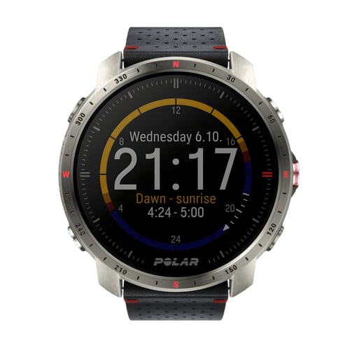 Polar Grit X Pro Titanium - שעון ריצה עם GPS מתקדם מבית POLAR