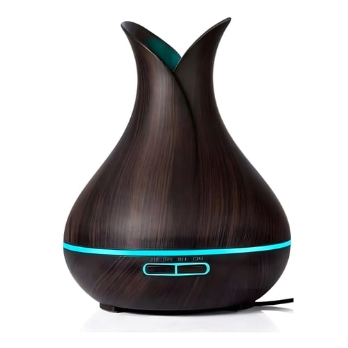 מפזר ריח עץ לאומי עם תאורה LED