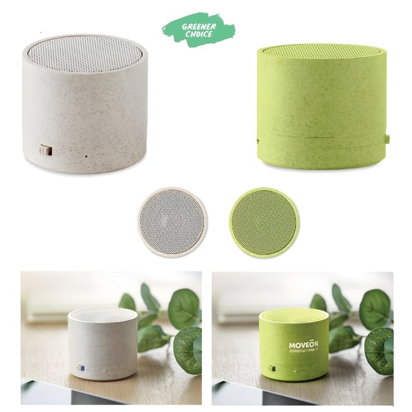 רמקול בלוטוס אקולוגי ממתערובת חיטה ביבוא מהיר