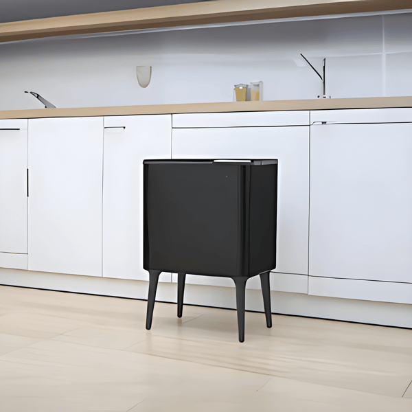 Stainless Steel 36L Trash Bin with Legs - MB36L by MIRA