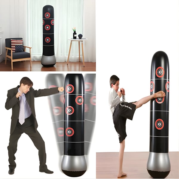 ערכת שק איגרוף מתנפח וכפפות איכותיות