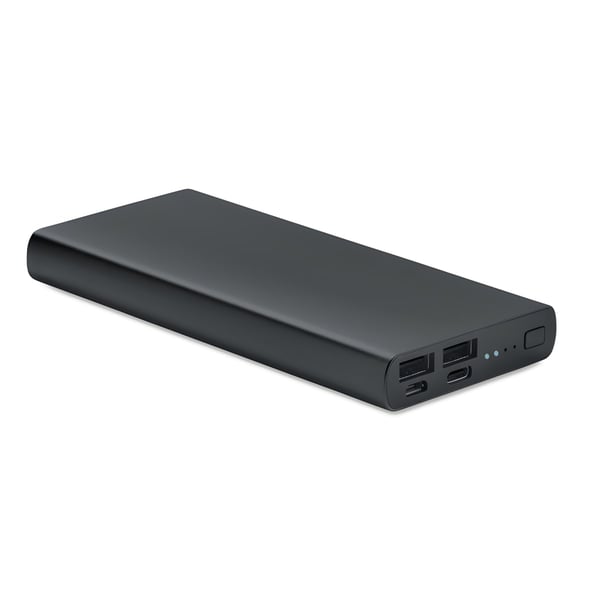 סוללת גיבוי ניידת 10000mAh לאלומיניום עם טעינה מהירה