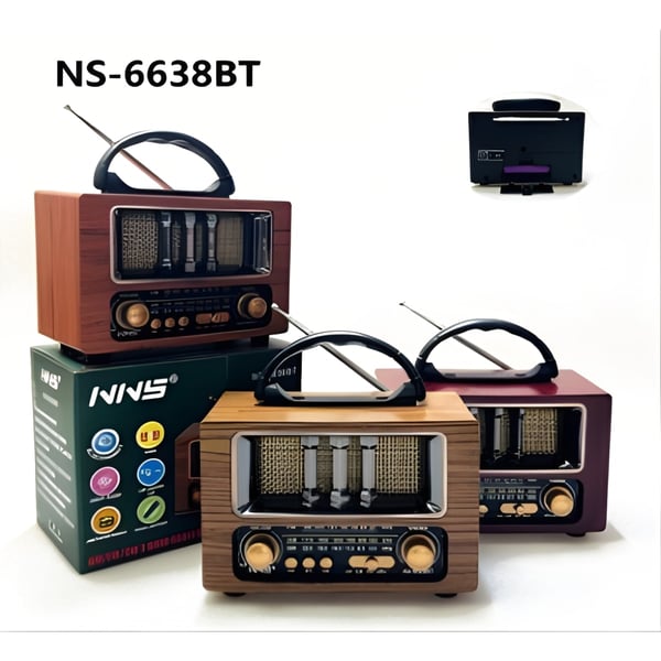 Retro Style Bluetooth Radio with Amazing Sound Quality