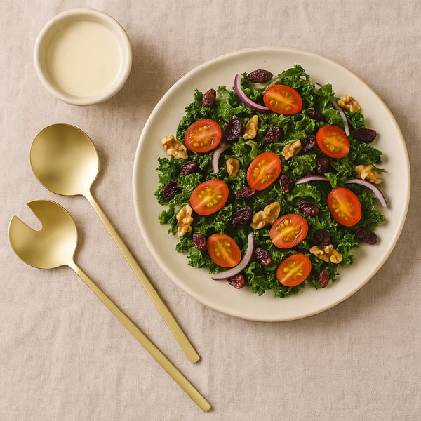 Salad Serving Set - Pair of LAPIS Serving Spoons from Food appeal