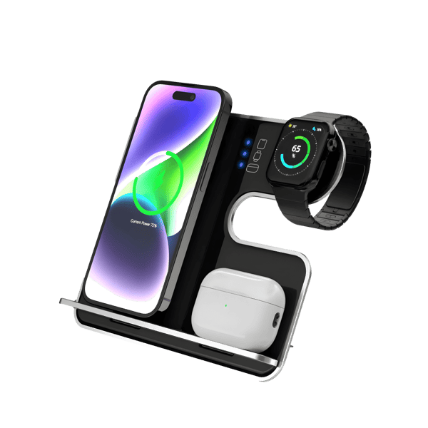 Advanced 3-in-1 Wireless Charger by MIRACASE