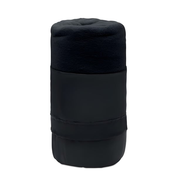 שמיכת פליז אקולוגית עם נרתיק מסע RPET