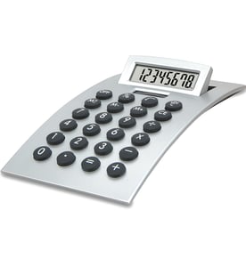 מחשבון שולחני דיגיטלי עם מסך LCD גדול