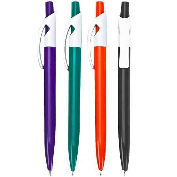 Colorful Gel Pen with White Clip, 0.7mm – Louise