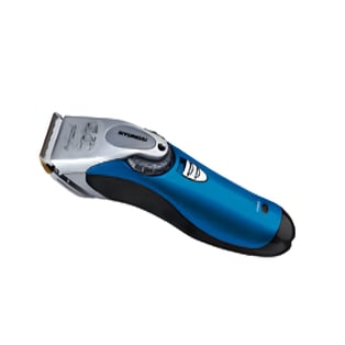 מכונת תספורת טיטניום מקצועית נטענת בצבע כחול - HYUNDAI