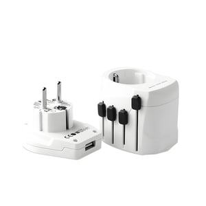 Universal 3-Pole Travel Adapter