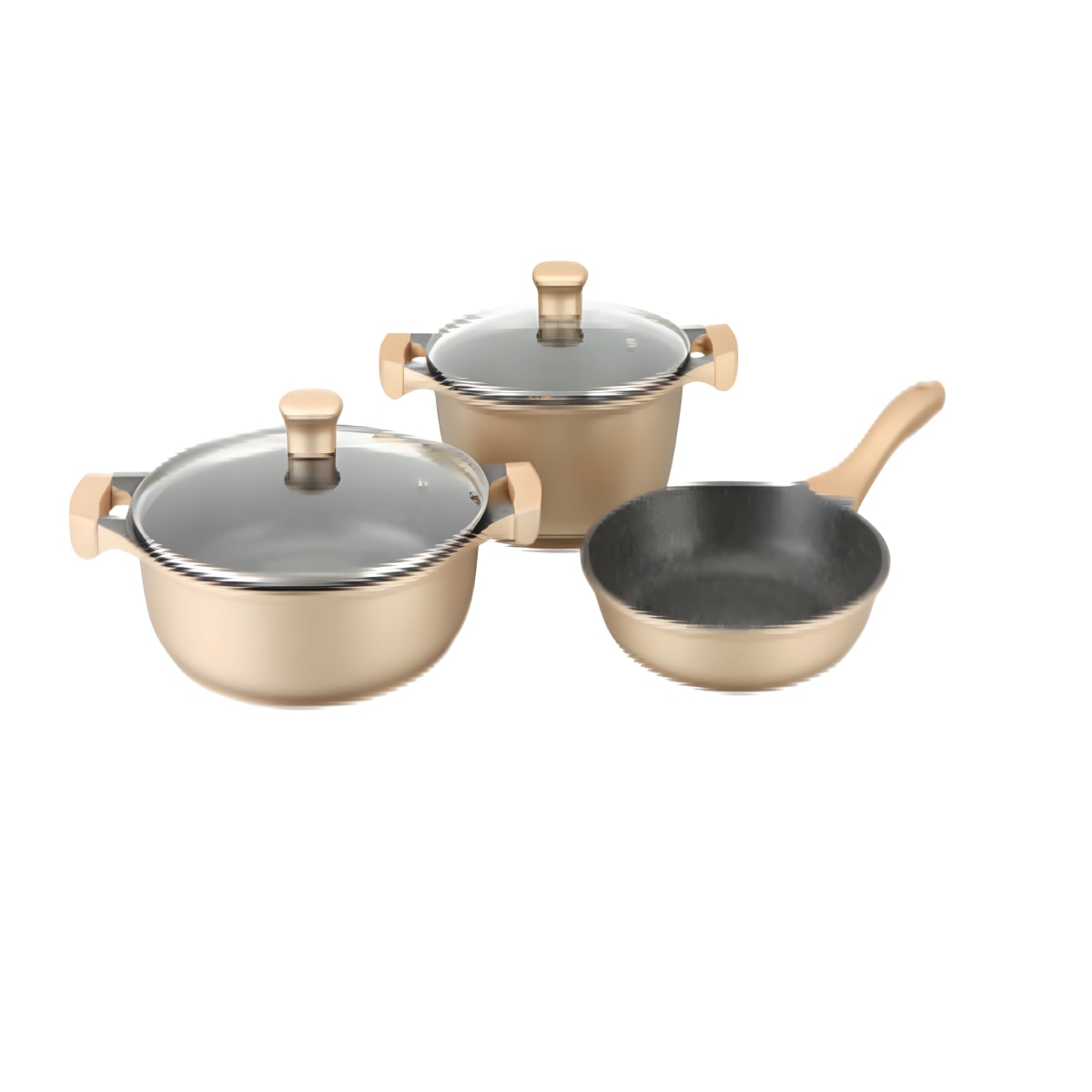 סט בישול איכותי (5 חלקים) מנעמן - לגרניט Exclusive
