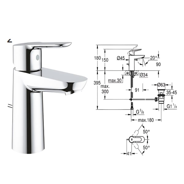 GROHE Premium Kitchen Faucet for Easy Setup