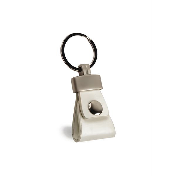 Elegant Leather & Metal Keychain in Designer Box