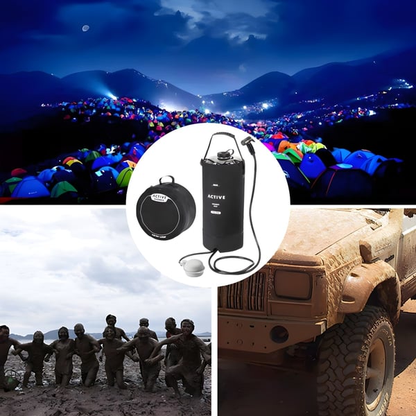 מקלחת שטח מתקפלת - במהירות וביעילות בכל מקום