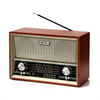Elegant Retro Radio with Wooden Casing