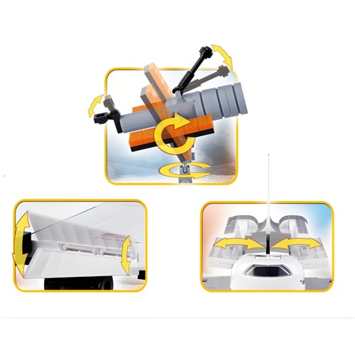 משחק הרכבה חללית דיסקברי - חוויית בנייה יצירתית