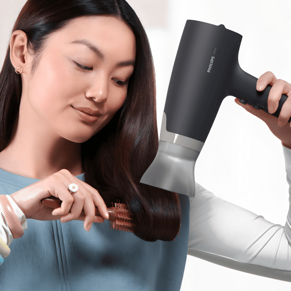 מייבש שיער עוצמתי של PHILIPS עם טכנולוגיית ThermoProtect