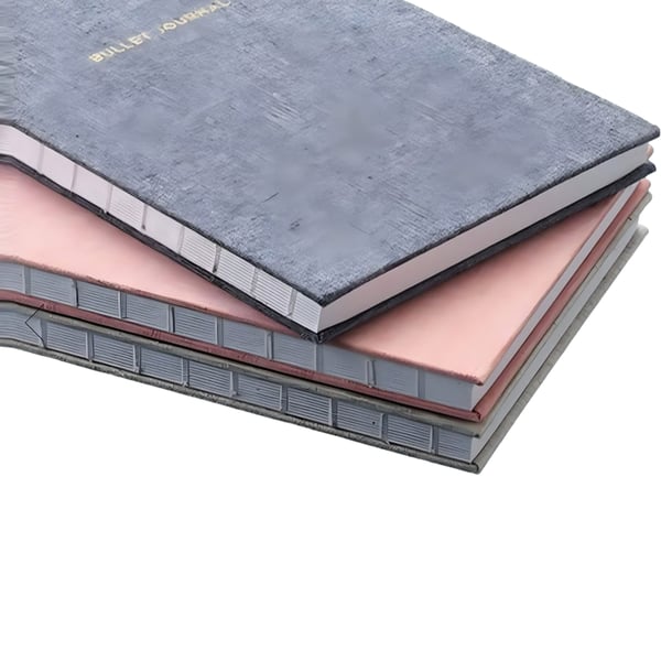 Stylish Notebook with Durable Fabric Hardcover