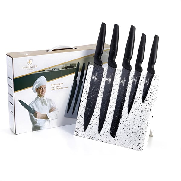 מעמד מגנטי לסכינים - פתרון אחסון אלגנטי למטבח