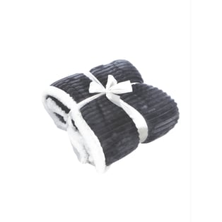 שמיכת פליז דו צדדית בעיצוב מובלט 150X200 - מפנקת במיוחד GSM 300