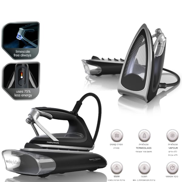 Vapocare Steam Iron with Glass Plate - Make a Lasting Impression