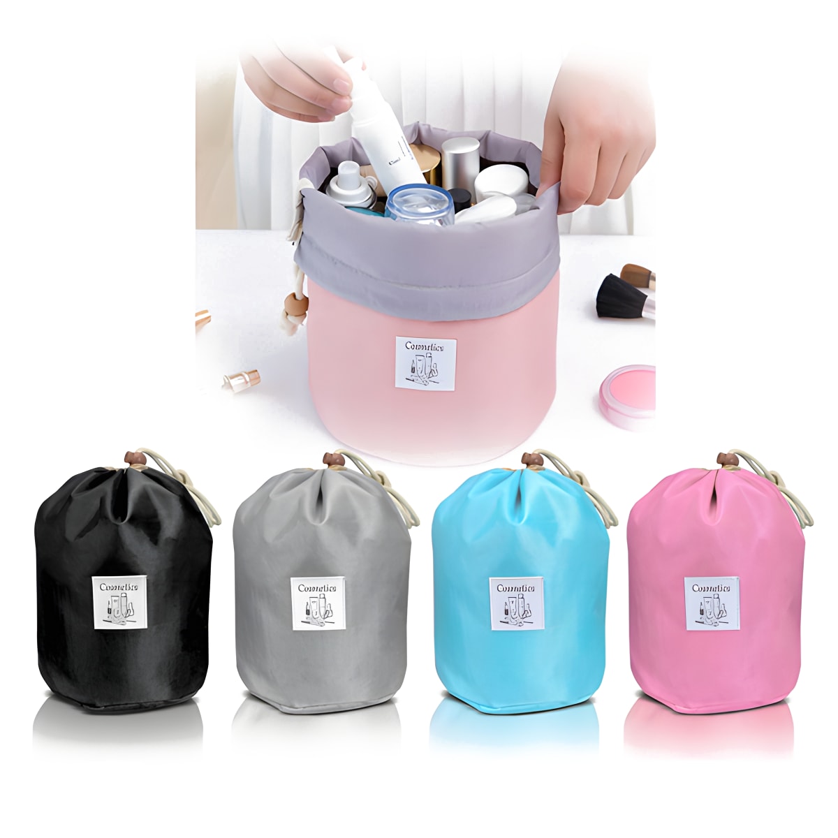 תיק אחסון קוסמטיקה נייד ומעוצב