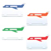 Airplane-Shaped Luggage Tag