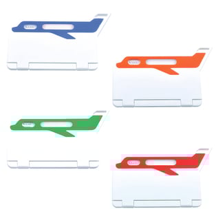 תג שם למזוודה מעוצב בצורת מטוס