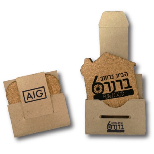 סט תחתיות שעם - מתנה עסקית מקורית