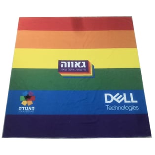 שמיכת פיקניק זוגית לים עם הדפסה גאוותית