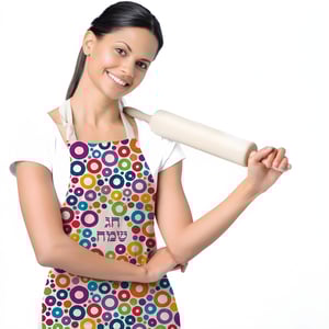Colorful Kitchen Apron with Full Print Design