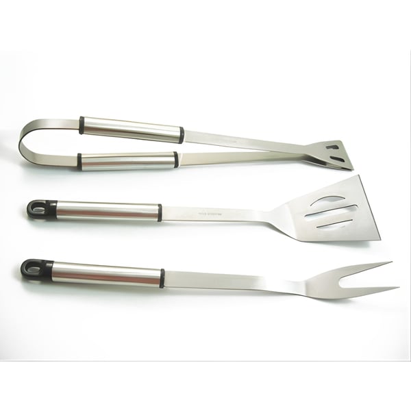 Premium BBQ Tool Set by CAMPTOWN - Includes 3 Pieces