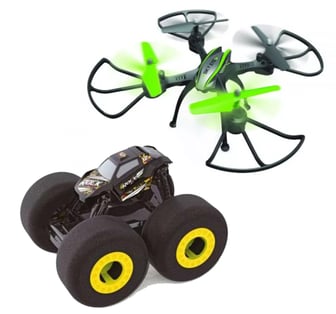 מארז רחפן ומכונית פעלולים בשלט רחוק מבית MACHINA