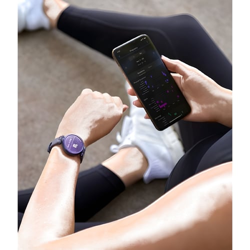 שעון חכם Garmin Lily 2 עם רצועת סיליקון יוקרתית