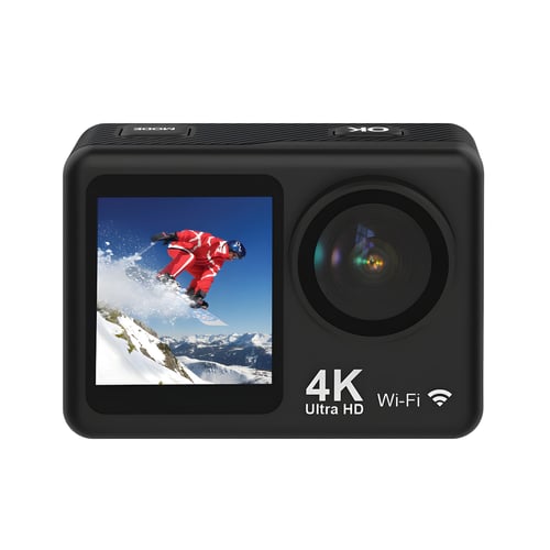 מצלמת אקסטרים WiFi עם 2 מסכים באיכות 4K