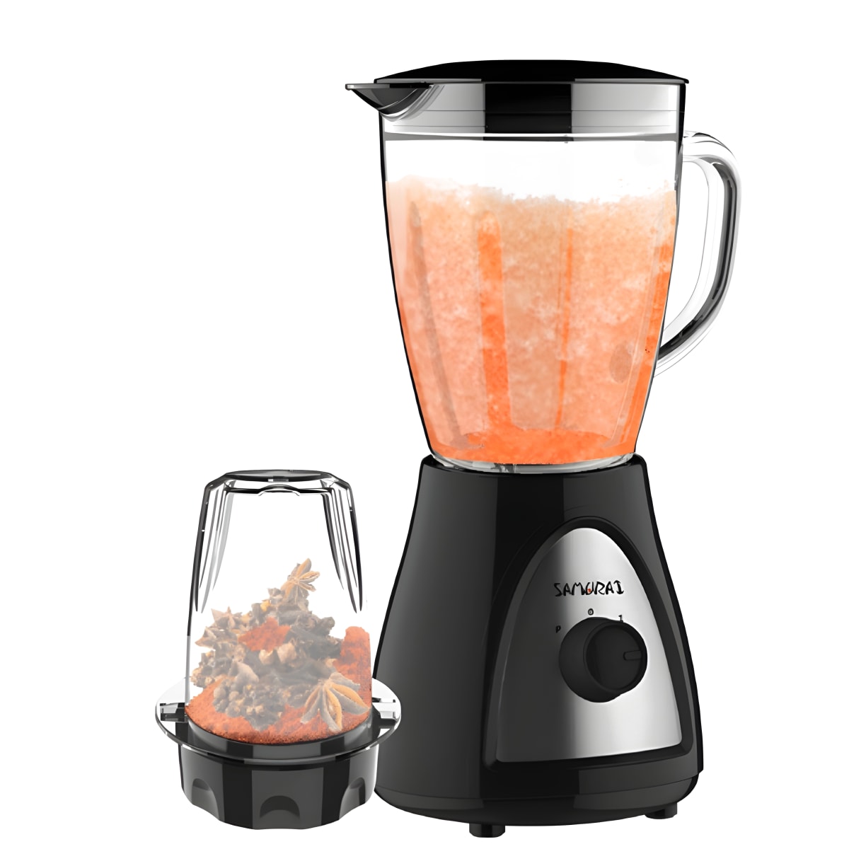 בלנדר SAMURAI עם מטחנת תבלינים להכנה מושלמת