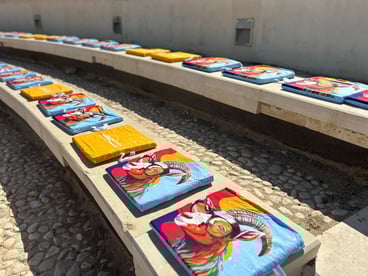 כרית ישיבה נוחה עם ספוג עבה