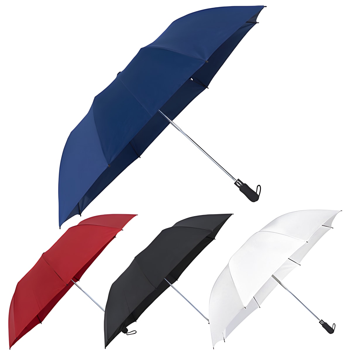 מטריה מתקפלת ג'מבו 27 אינץ' עם זרועות סיליקון