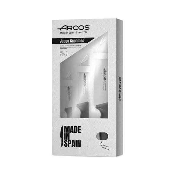 ARCOS Knife Set: 3 Versatile Cutting Knives