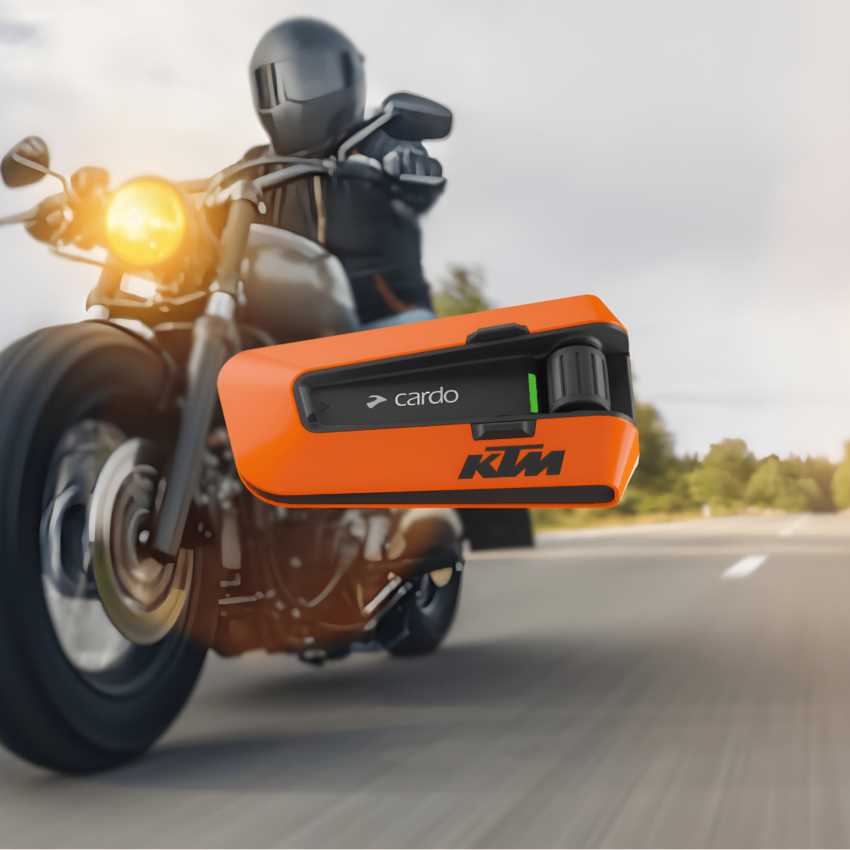 KTM Packtalk EDGE דיבורית Bluetooth לקסדה מבית CARDO