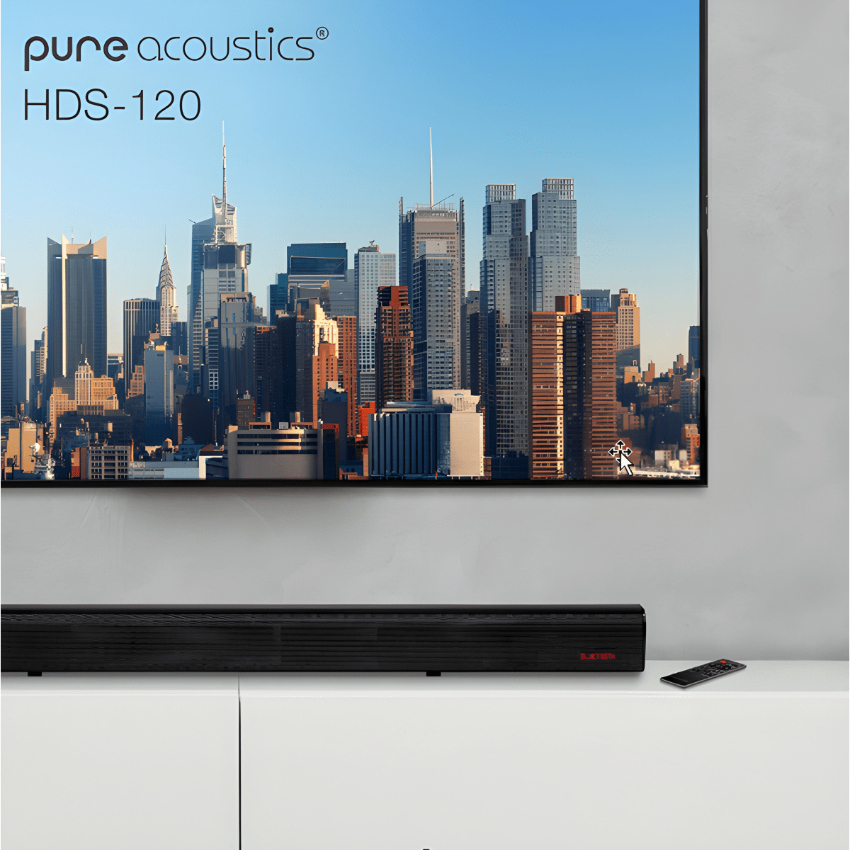 סאונדבר עוצמתי עם בס חזק וחיבור בלוטות'