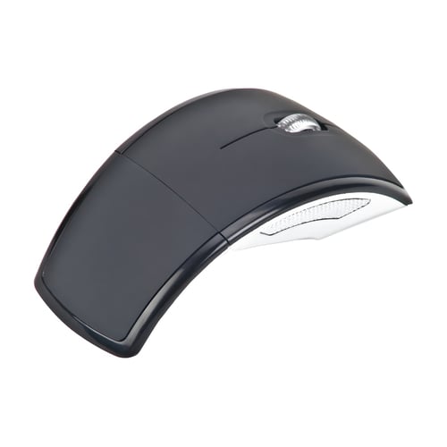 עכבר אופטי אלחוטי מתקפל עם אנטנת USB וסוללות