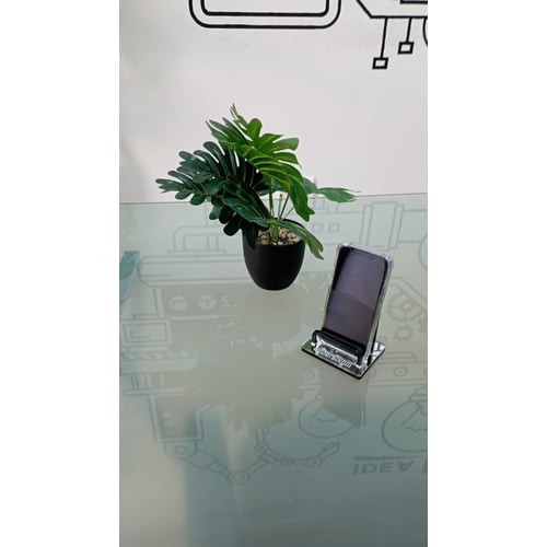מעמד לנייד בעיצוב מסלול משוכות עם בסיס מראה