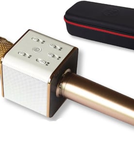 רמקול קריוקי עם מיקרופון - מתנה מושלמת