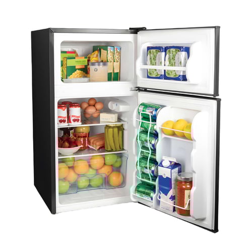 מקרר רטרו 90 ליטר שחור יוקרתי מבית SIRIUS