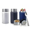 Stainless Steel Thermal Food Container with Folding Spoon