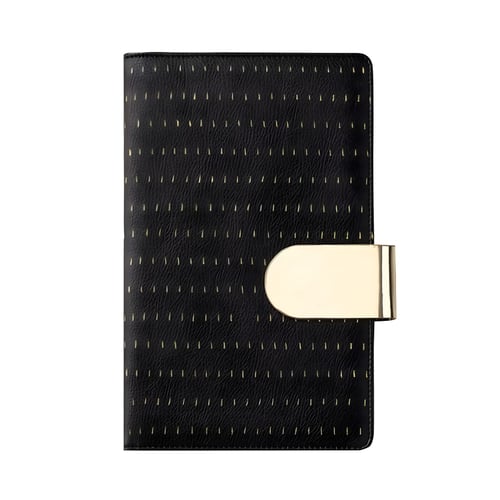 מחברת תקצירים מעוצבת בגודל A5 עם דפי קו