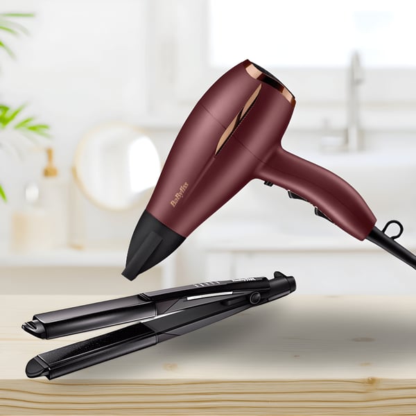 Professional Women's Care Set with Hair Dryer and Straightener by BABYLISS