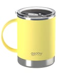 אסובו ספל תרמי עם ציפוי קרמי ומכסה טריטן, 360 מ"ל